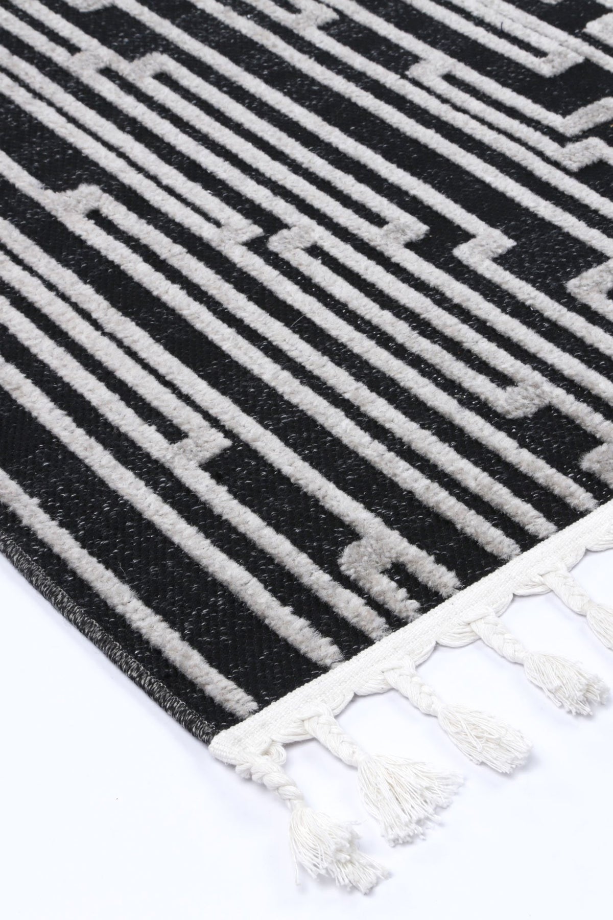 Opulence Anthrasite Grey Matrix Rug