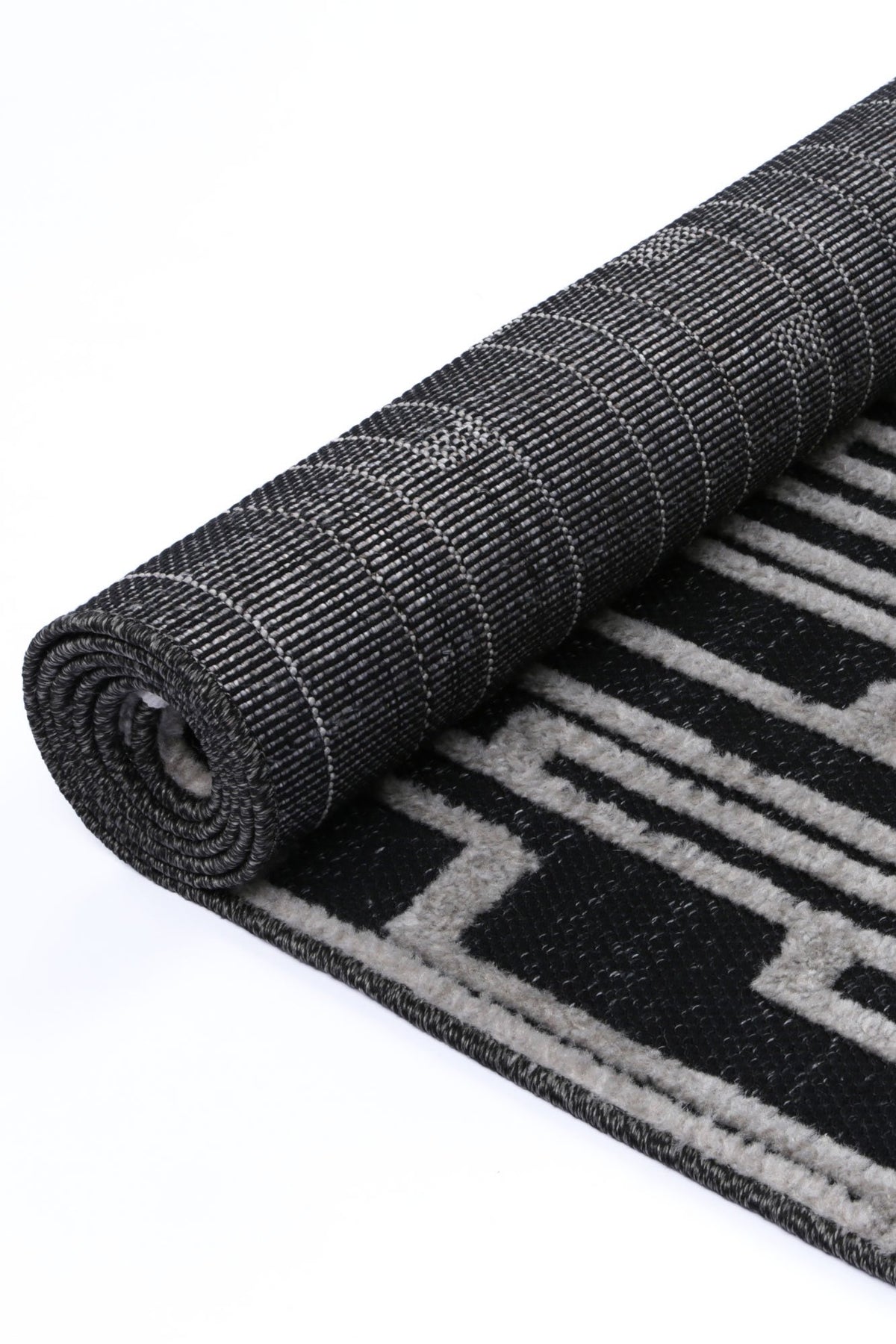 Opulence Anthrasite Grey Matrix Rug