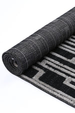 Opulence Anthrasite Grey Matrix Rug