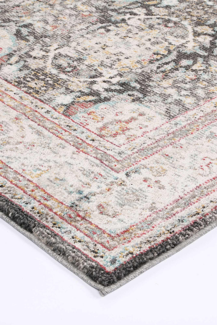 Zulu Anthacite Traditional Rug - The Rugs