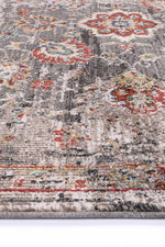 Zulu Rust Floral Rug - The Rugs