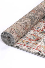 Zulu Rust Floral Rug - The Rugs
