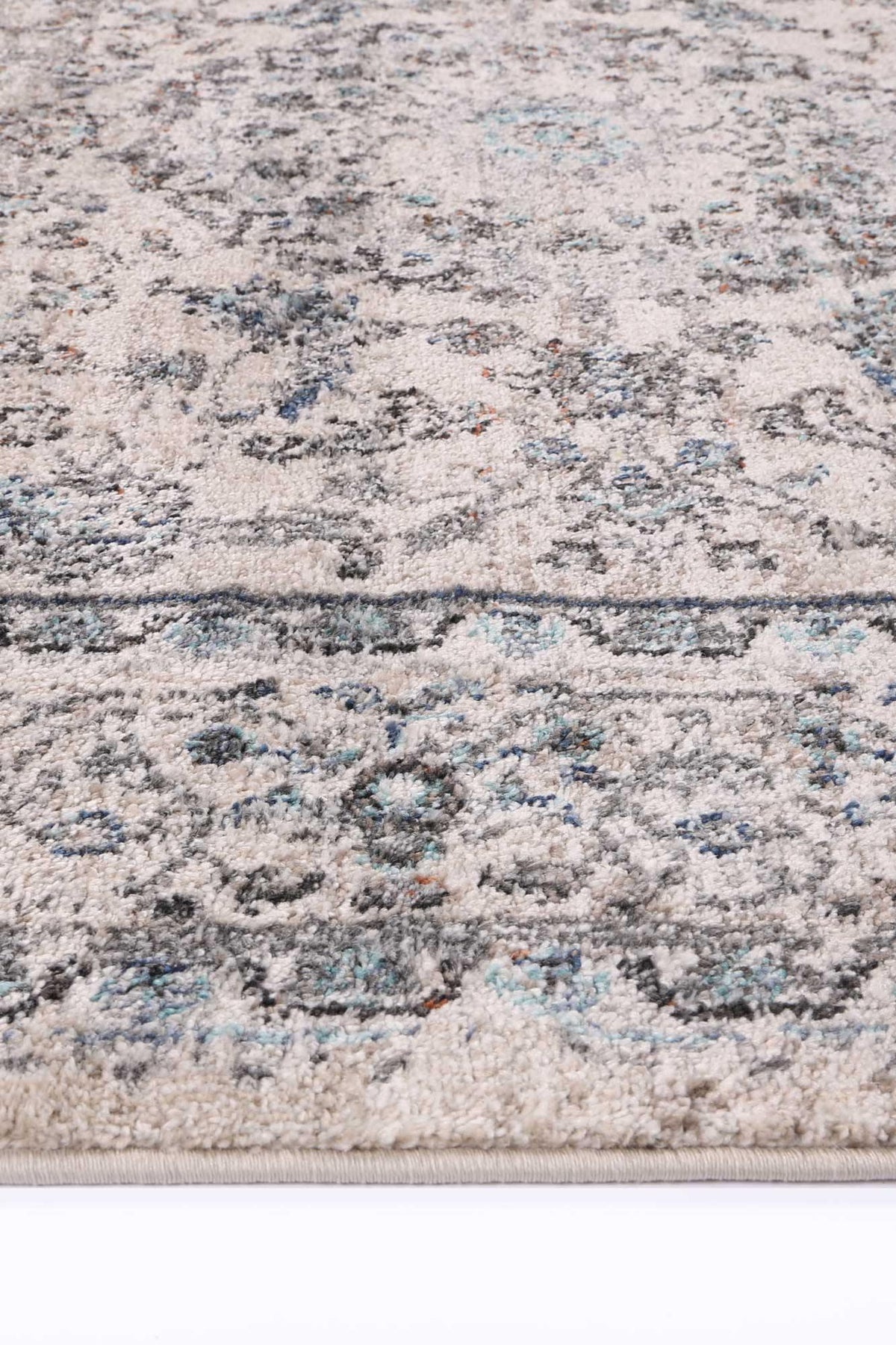 Zulu Beige Grey Traditional Rug - The Rugs