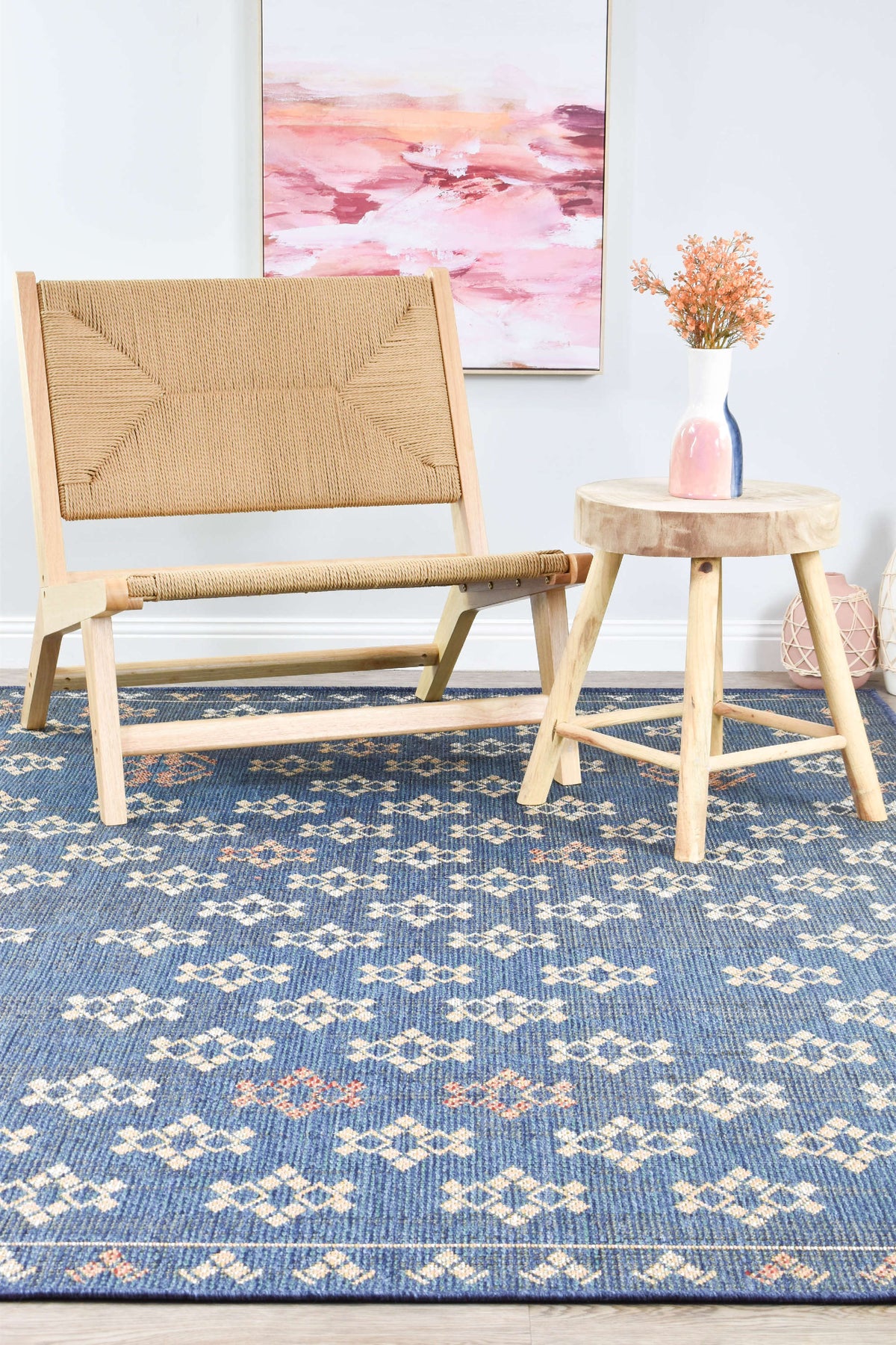 Sunny Bliss Sapphire Indoor/Outdoor Rug, [cheapest rugs online], [au rugs], [rugs australia]
