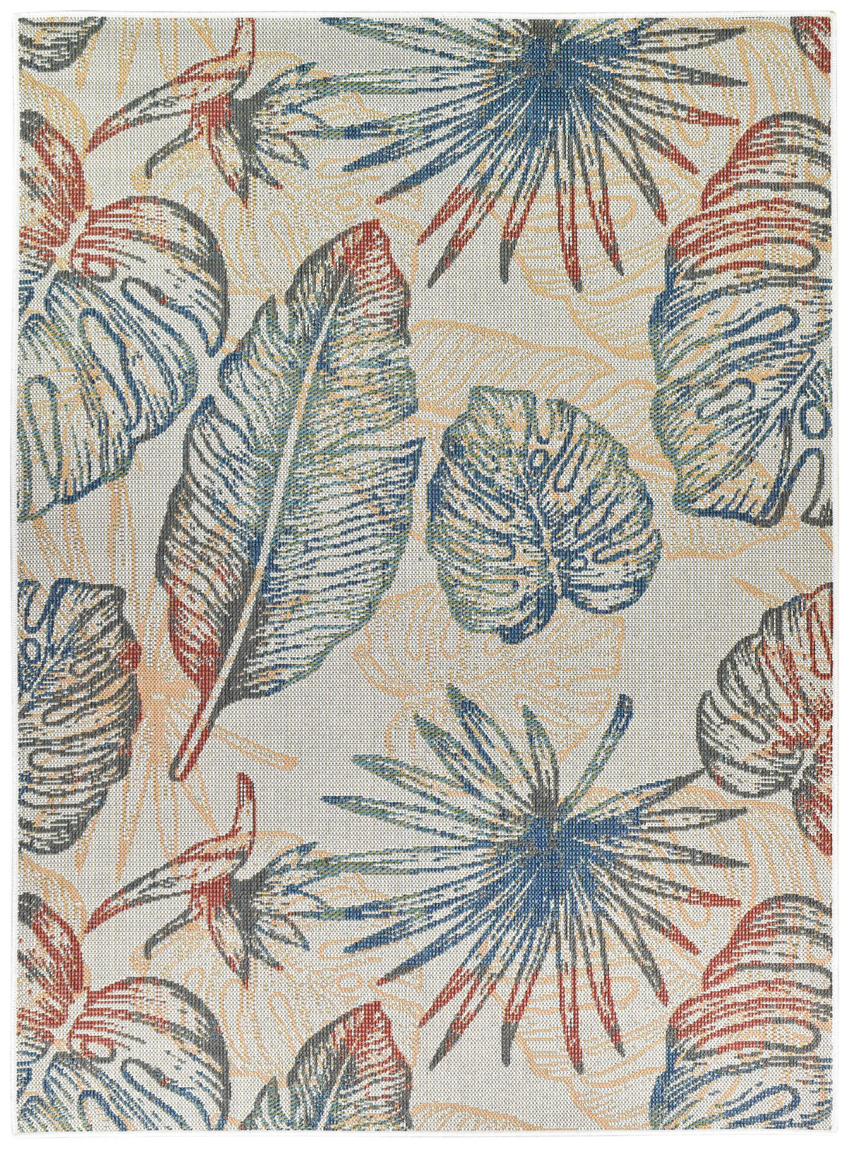 Sunny Bliss Palm Leaves Indoor/Outdoor Rug, [cheapest rugs online], [au rugs], [rugs australia]