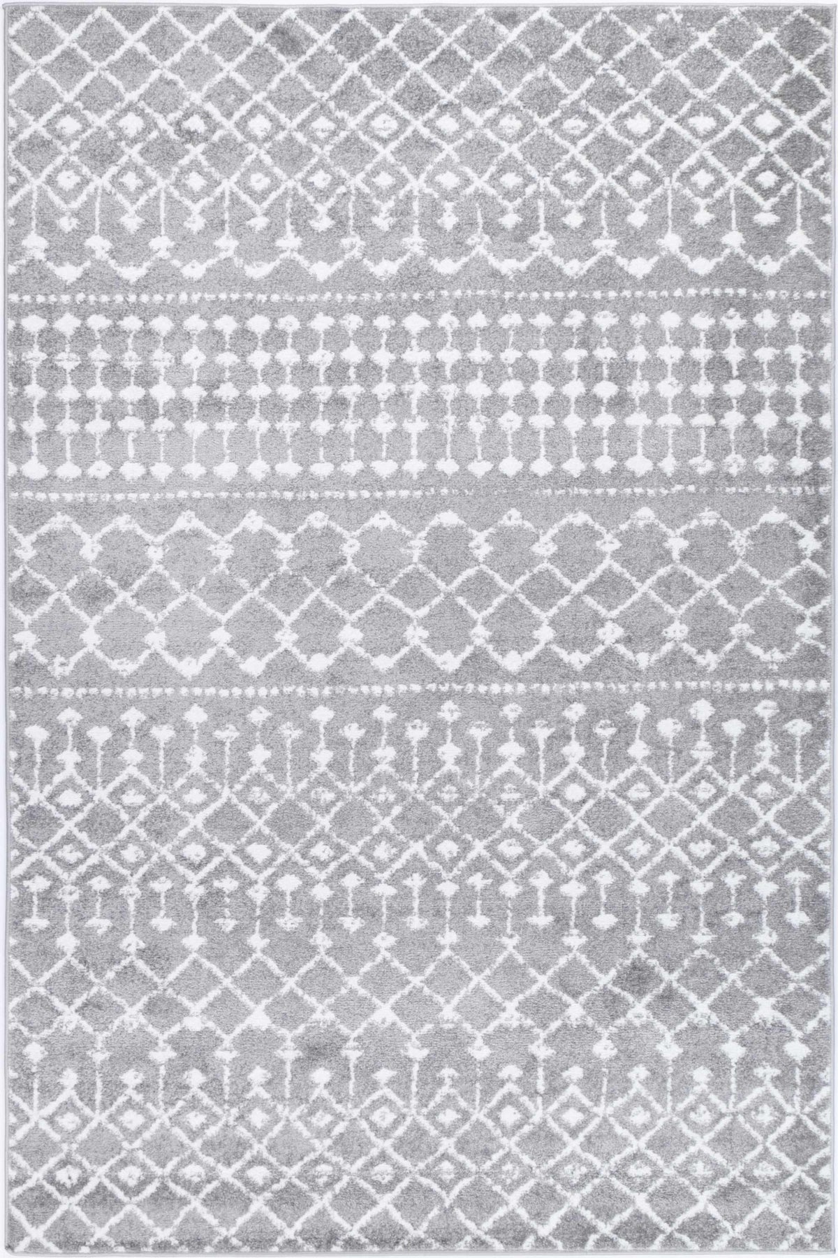 Alice Tribal Grey Rug - The Rugs