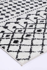 Alice Tribal Black White Rug - The Rugs