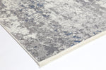 Cascade Modern Grey Blue Rug - The Rugs
