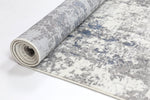 Cascade Modern Grey Blue Rug - The Rugs