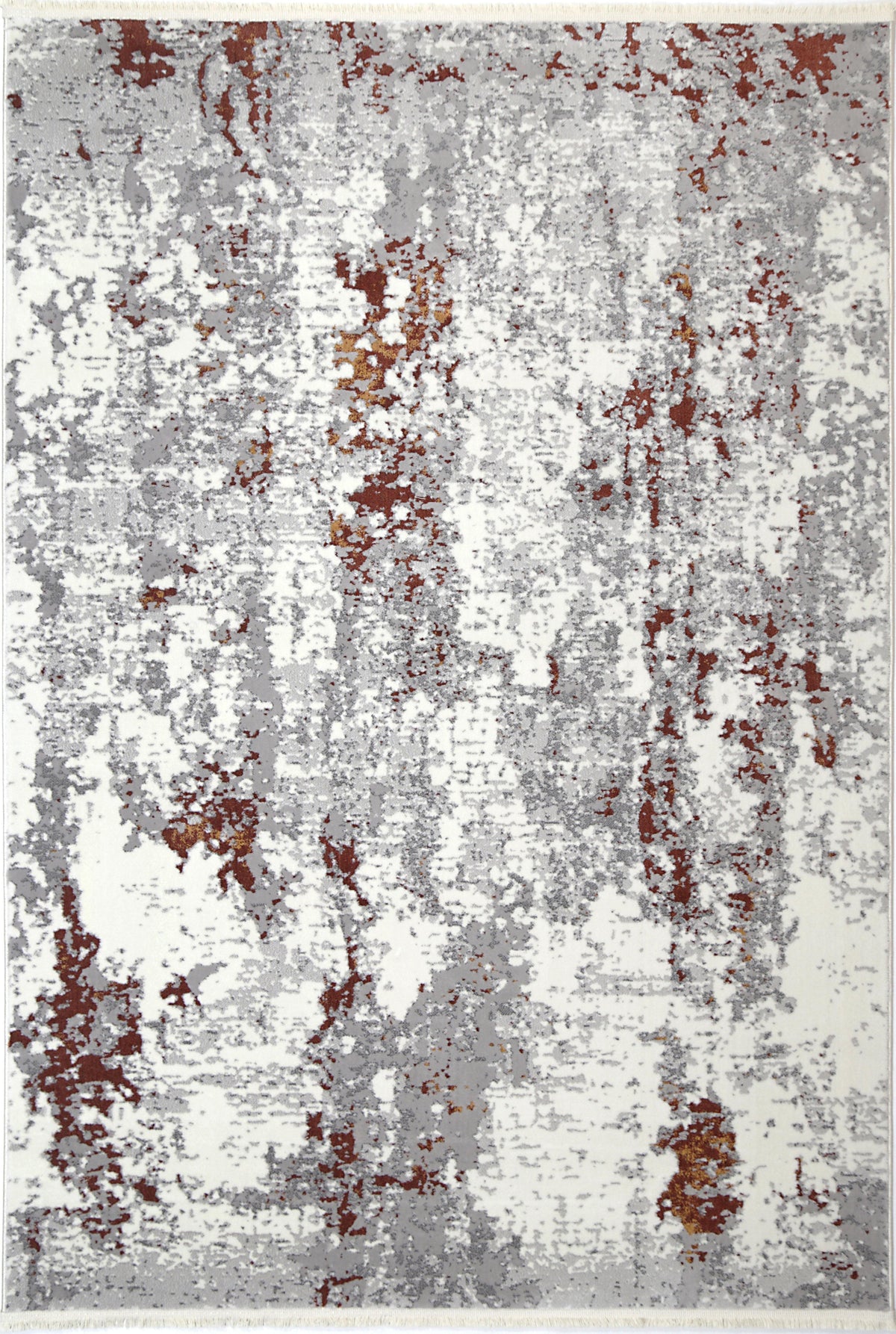 Cascade One Modern Grey Terracotta Rug - The Rugs