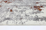 Cascade One Modern Grey Terracotta Rug - The Rugs