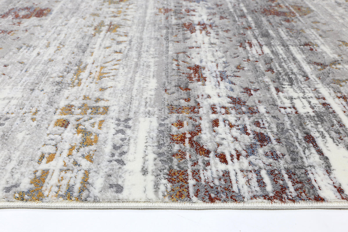 Cascade Classic Grey Multi Rug - The Rugs