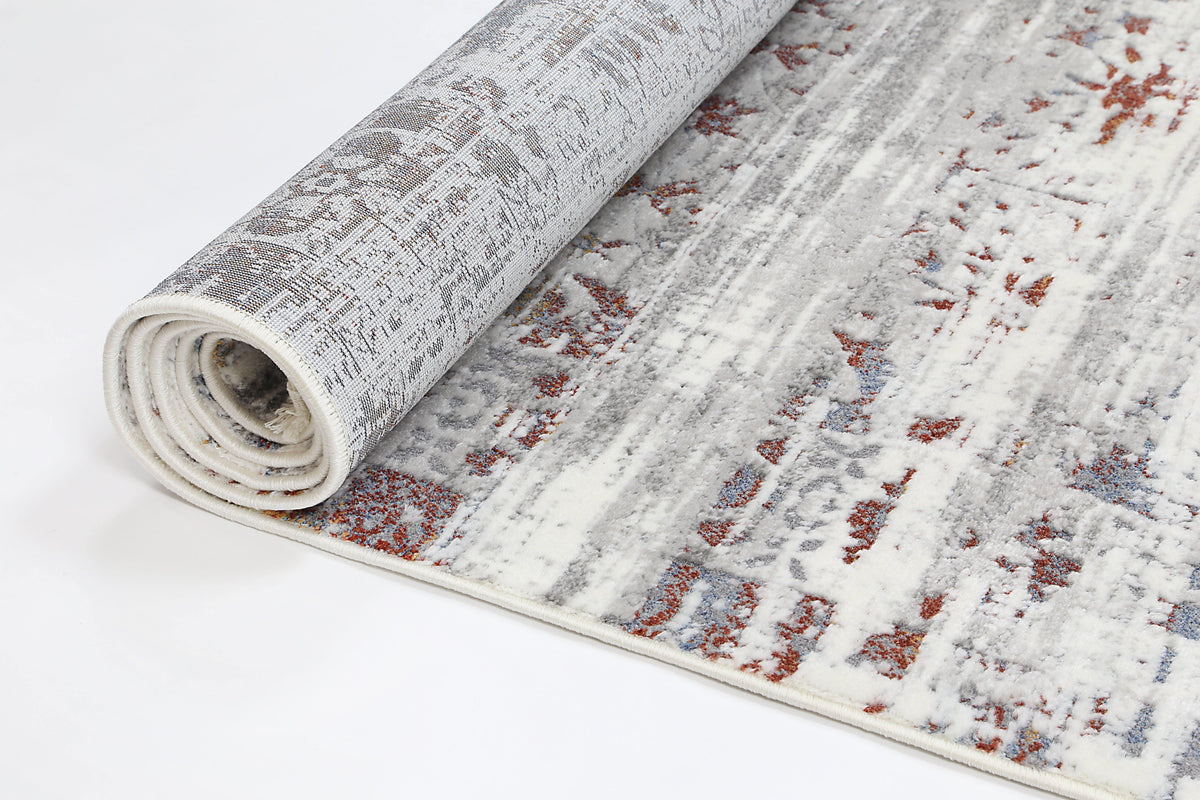 Cascade Classic Grey Multi Rug - The Rugs