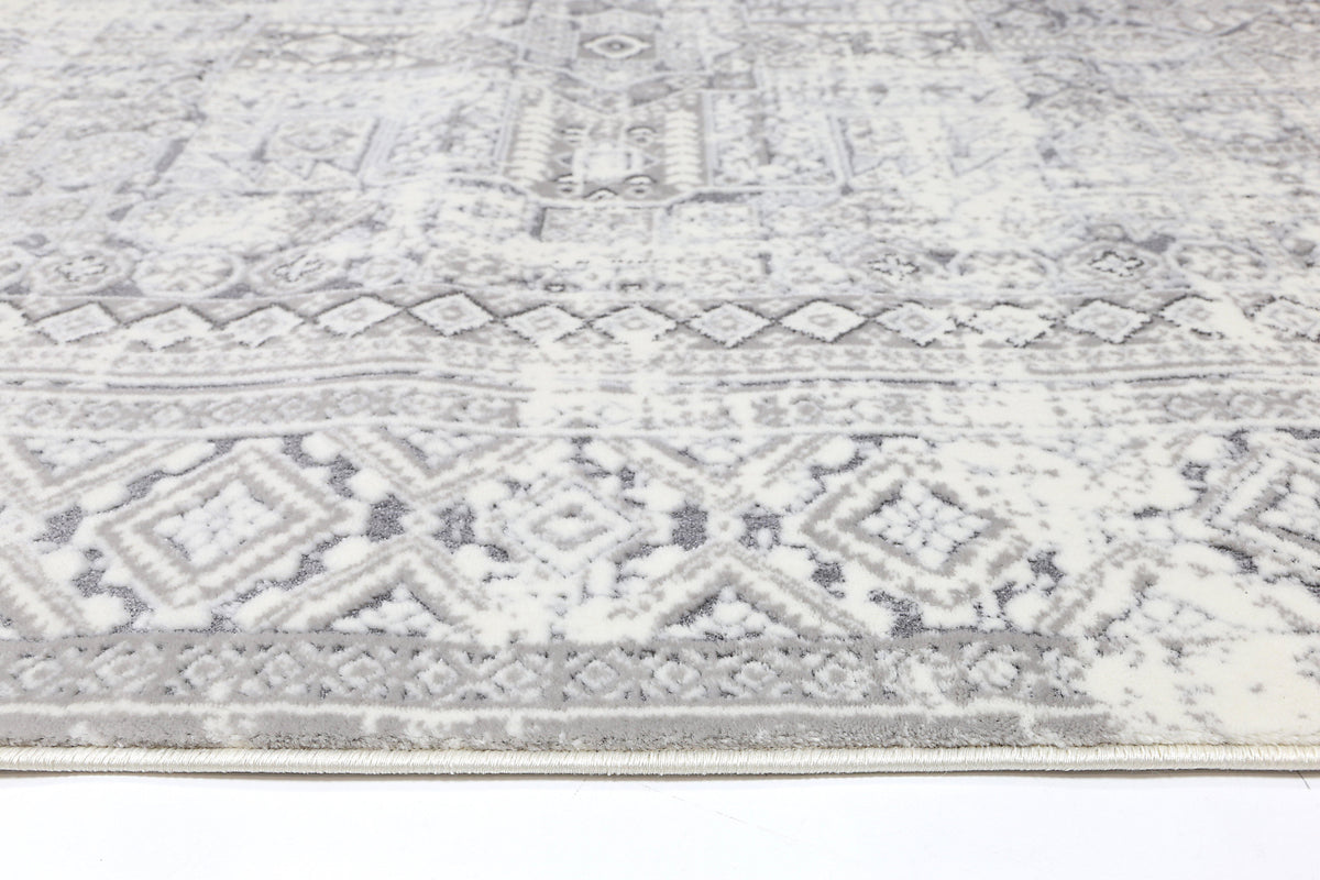 Cascade Panel Grey Rug - The Rugs