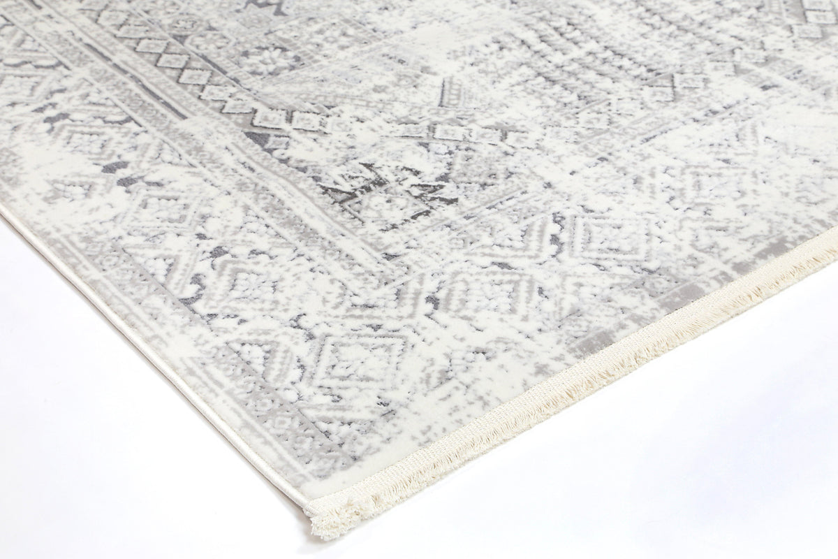 Cascade Panel Grey Rug - The Rugs