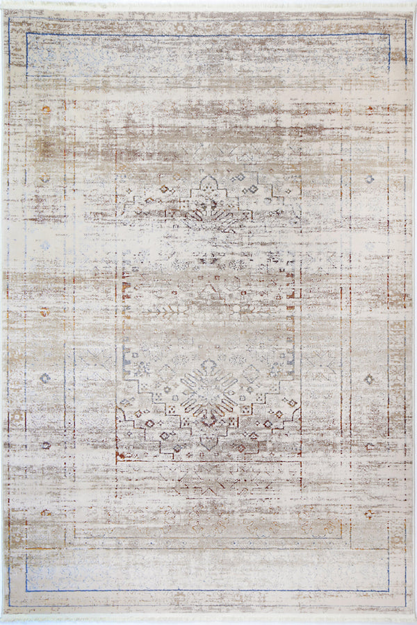 Cascade Traditional Beige Multi Rug - The Rugs