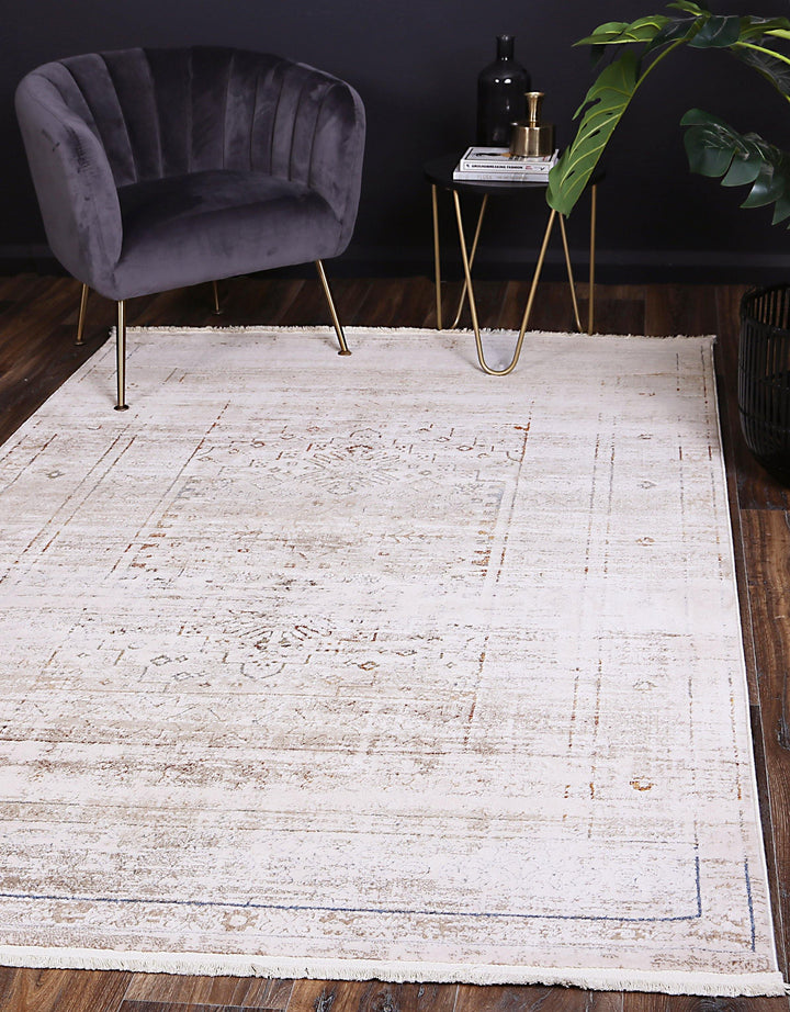 Cascade Traditional Beige Multi Rug - The Rugs