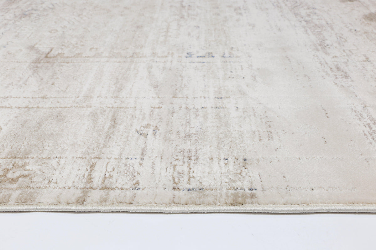 Cascade Traditional Grey Blue Rug - The Rugs