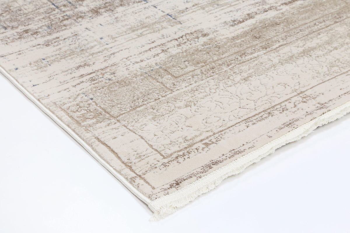 Cascade Traditional Grey Blue Rug - The Rugs