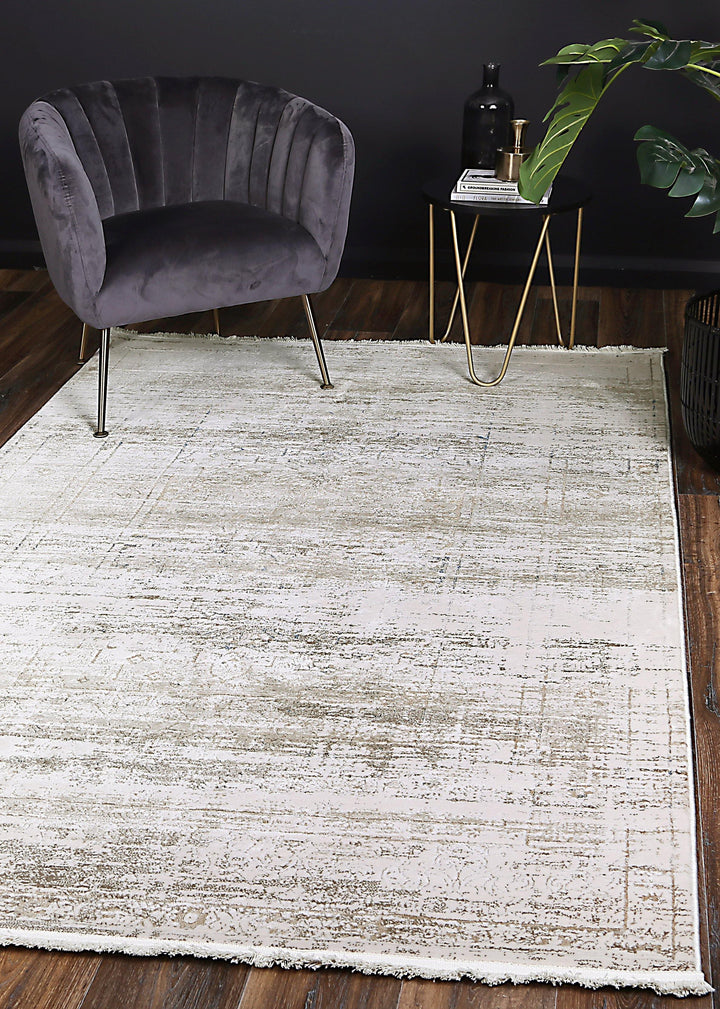 Cascade Traditional Grey Blue Rug - The Rugs
