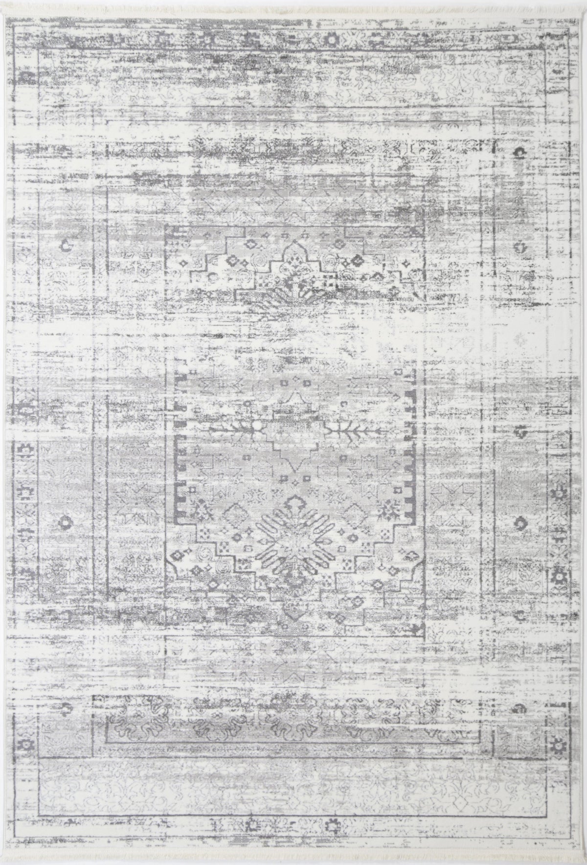 Cascade Traditional Grey Rug - The Rugs