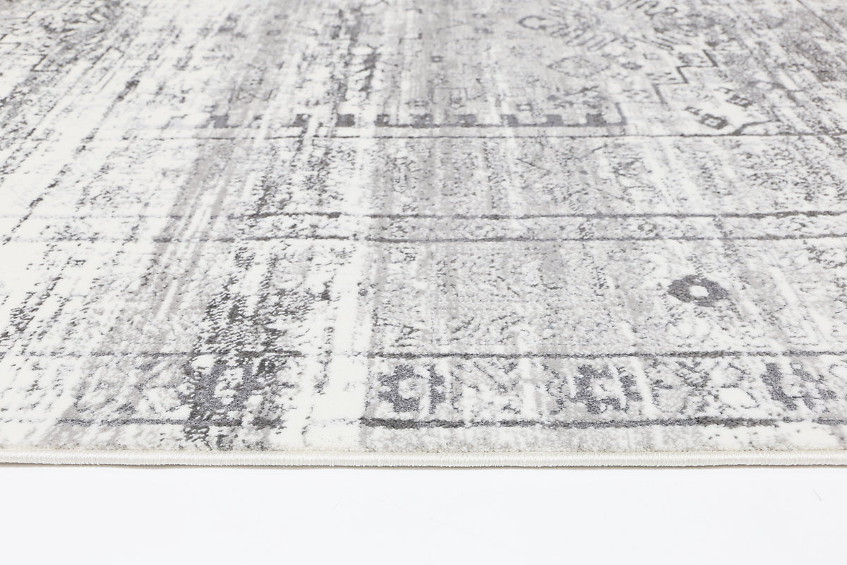 Cascade Traditional Grey Rug - The Rugs