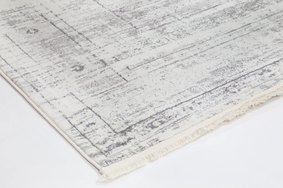 Cascade Traditional Grey Rug - The Rugs