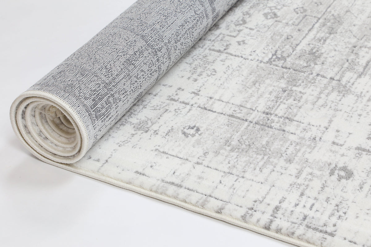 Cascade Traditional Grey Rug - The Rugs