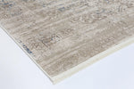 Cascade Medalion Beige Blue Rug - The Rugs