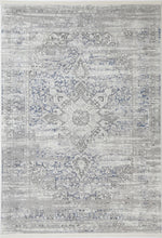 Cascade Medalion Grey Blue Rug - The Rugs