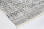 Cascade Medalion Grey Blue Rug - The Rugs
