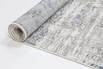 Cascade Medalion Grey Blue Rug - The Rugs