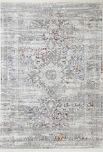 Cascade Medalion Grey Multi Rug - The Rugs