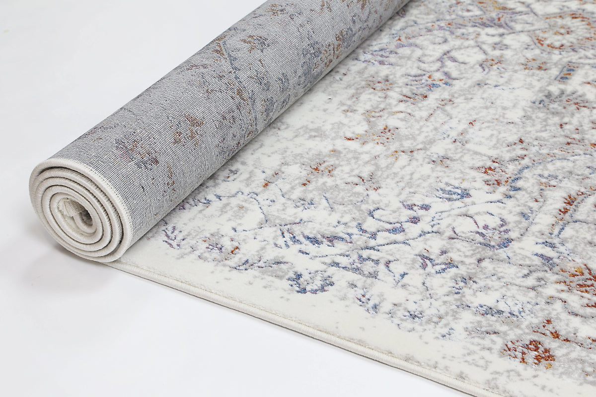 Cascade Vintage Grey Multi Rug - The Rugs