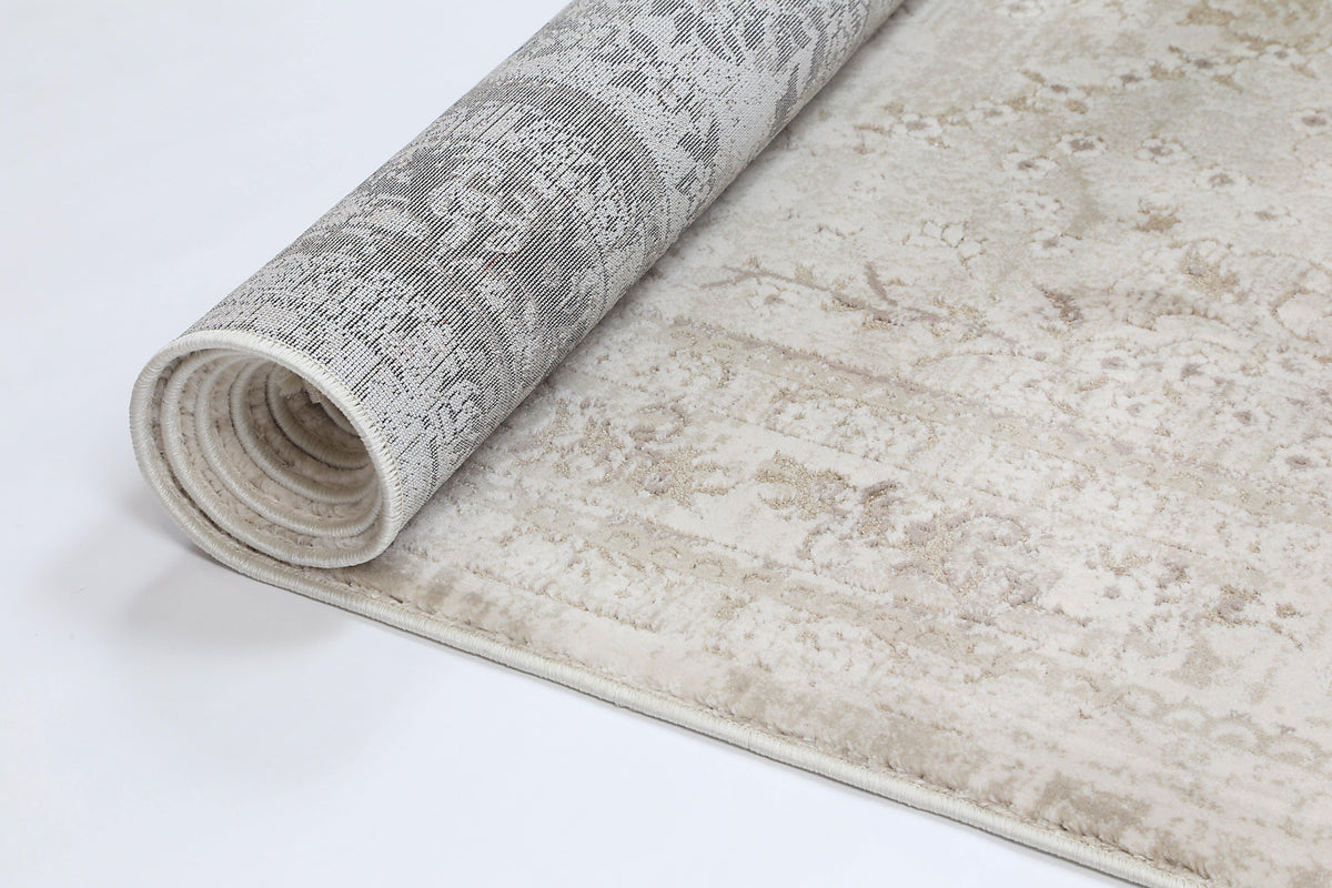 Cascade Vintage Medalion Beige Rug - The Rugs