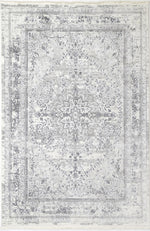 Cascade Vintage Medalion Grey Rug - The Rugs