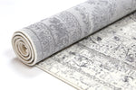 Cascade Vintage Medalion Grey Rug - The Rugs