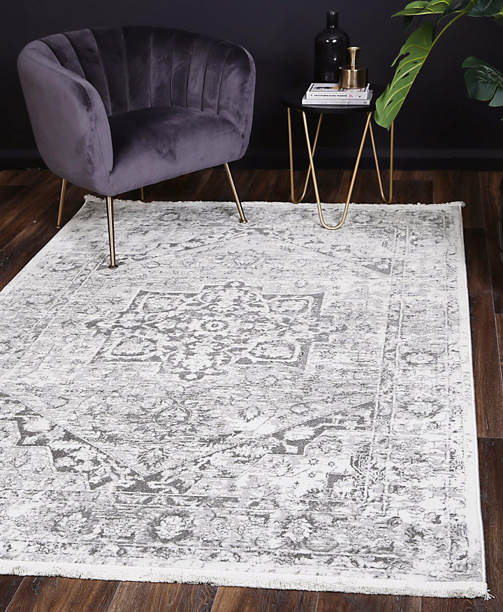 Cascade Classic Vintage Grey Rug - The Rugs