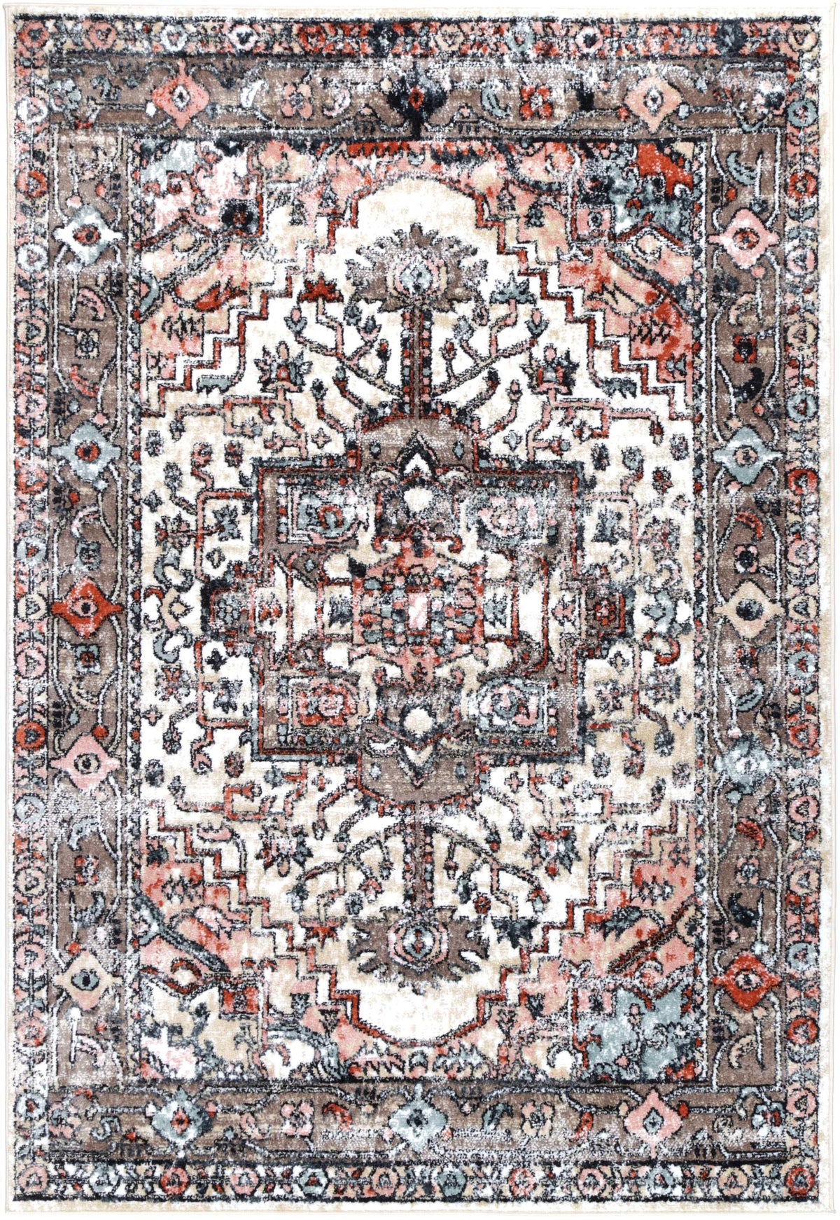 Best Abbot Traditional Beige Rug | The Rugs