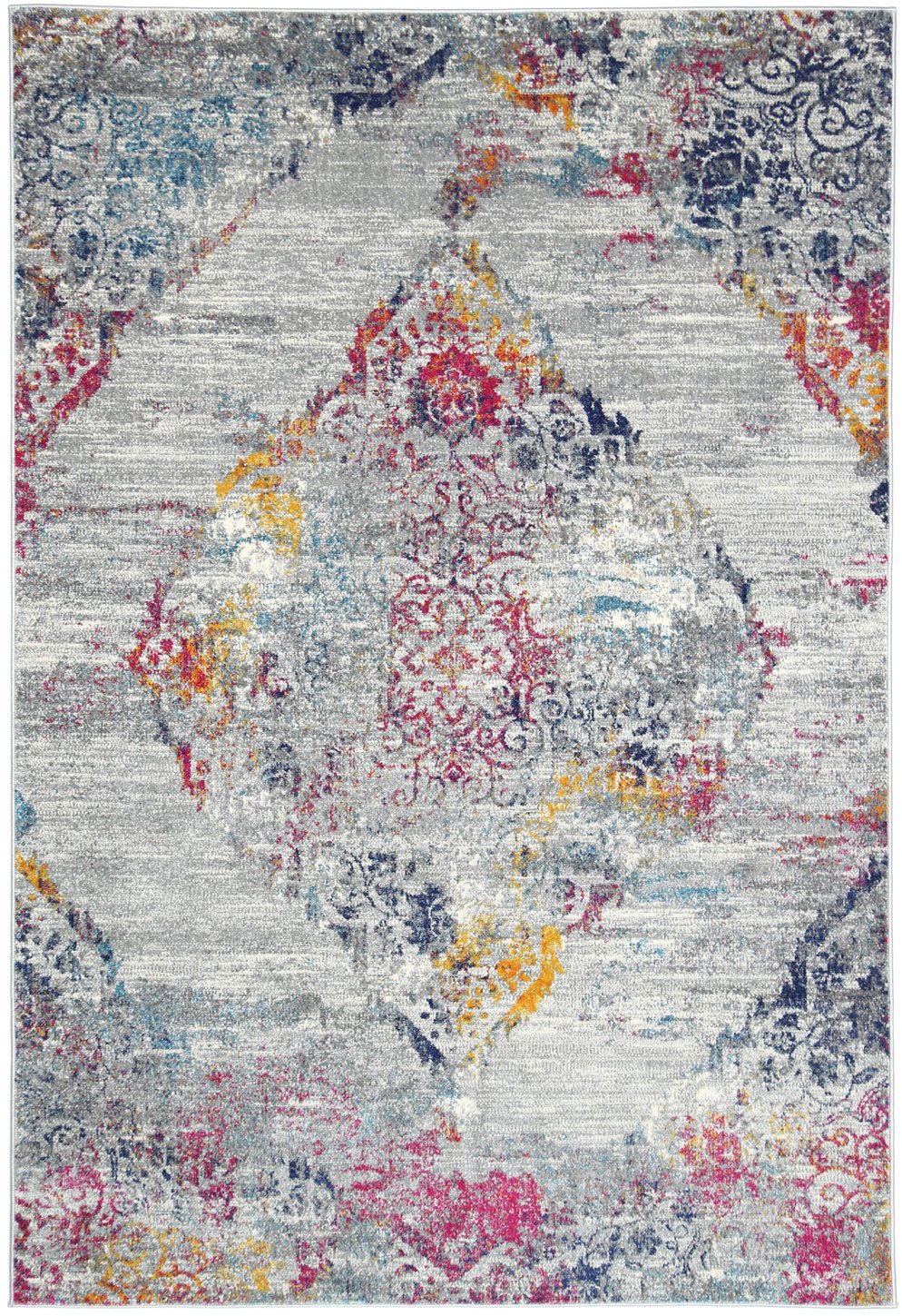 Babylon Multi Grey Oriental Rug