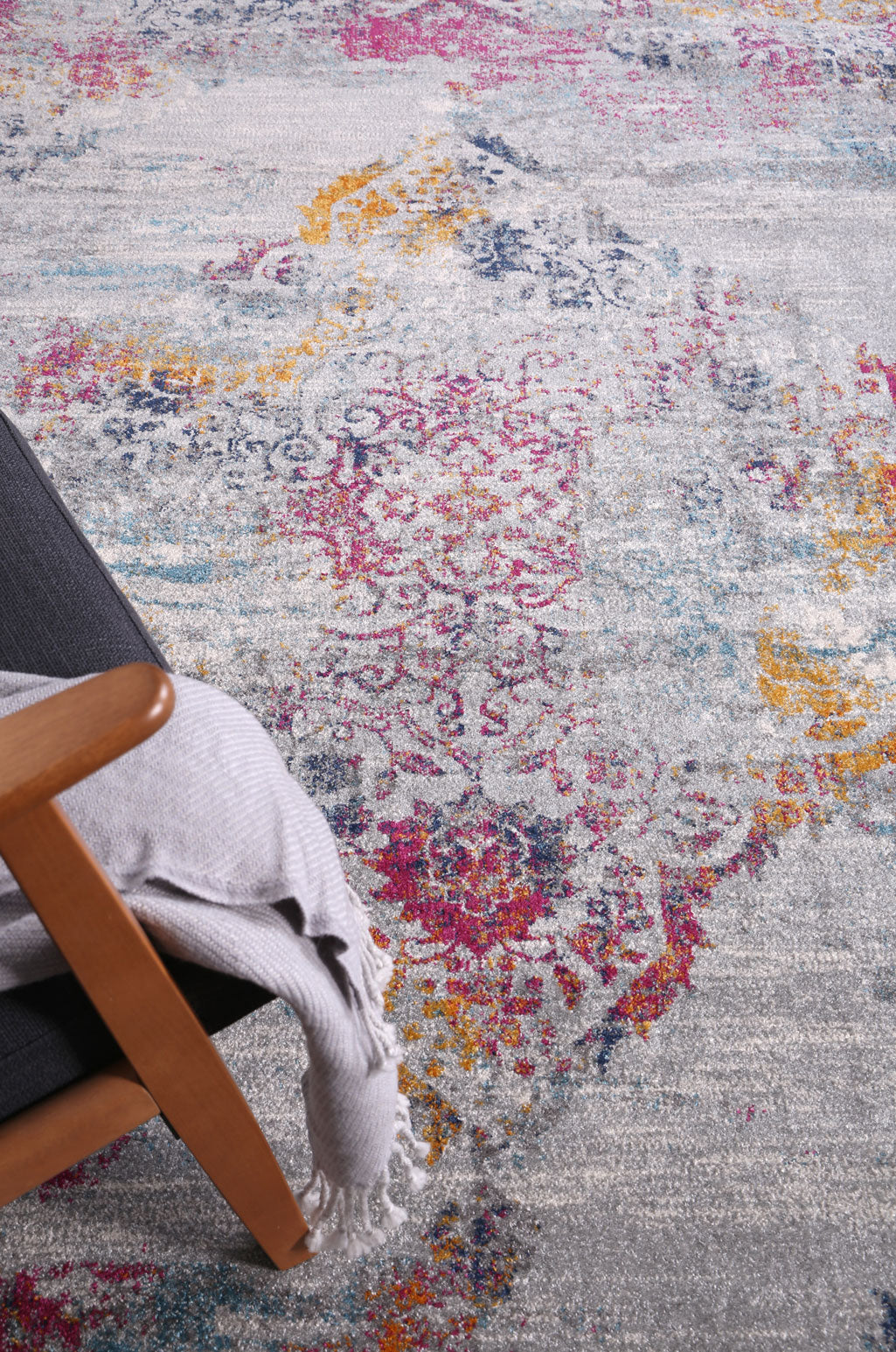 Babylon Multi Grey Oriental Rug
