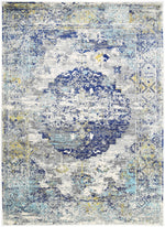 Babylon Blue Distressed Rug