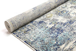 Babylon Blue Distressed Rug