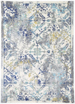 Babylon Blue Grey Contemporary Rug