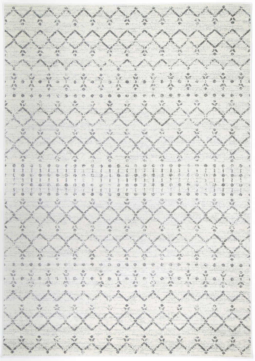 Babylon Grey Modern Rug