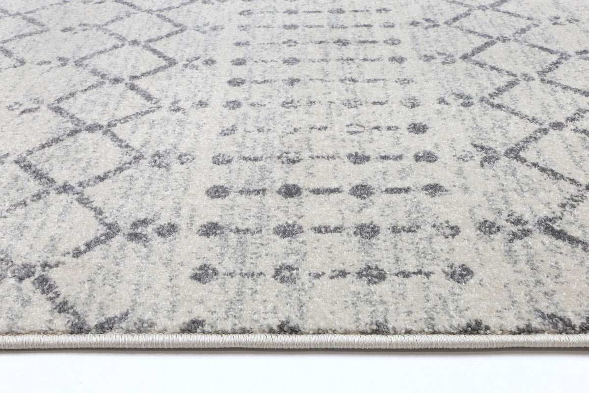 Babylon Grey Modern Rug