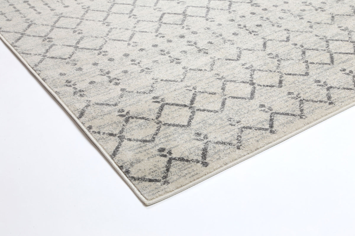 Babylon Grey Modern Rug