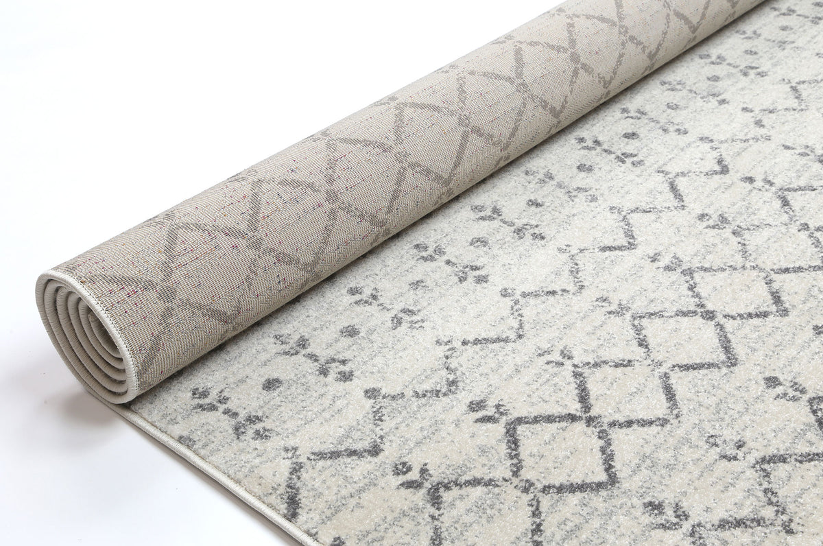Babylon Grey Modern Rug