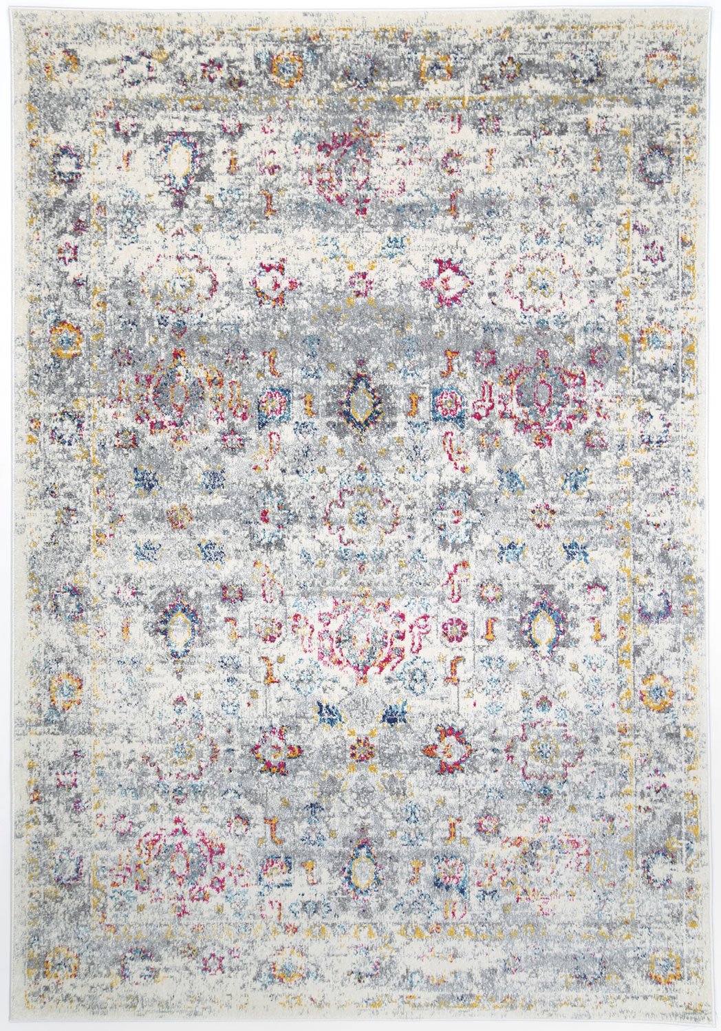 Babylon Multi Grey Traditional Rug
