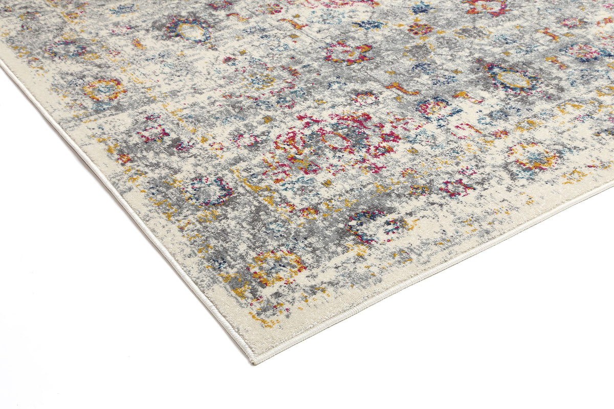 Babylon Multi Grey Traditional Rug